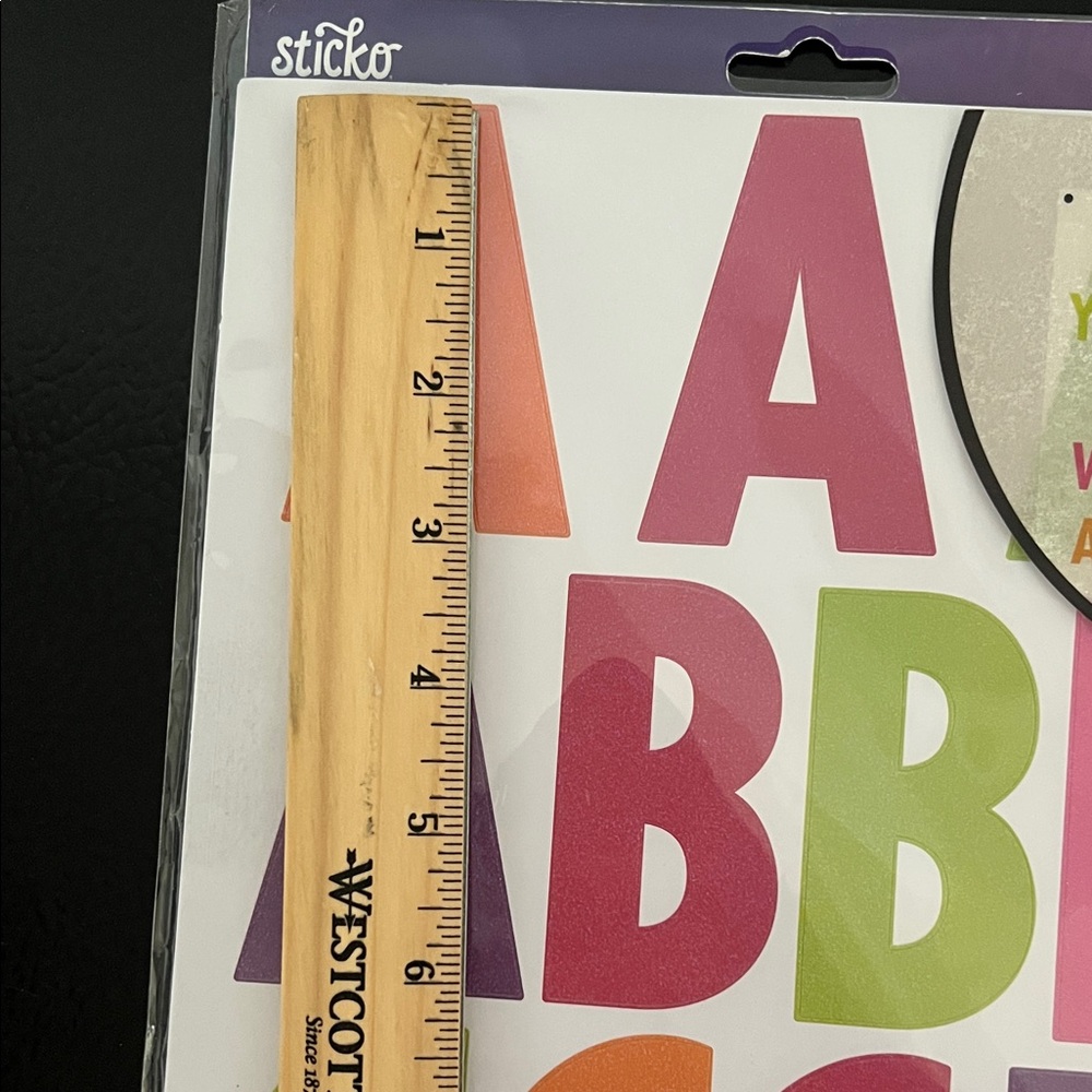Sticker Alphabet Set - Multicolor by - Picture 4 of 4